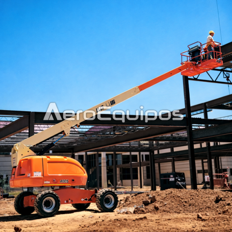 Manlift Telescópico para Máxima Altura y Alcance Horizontal Directo